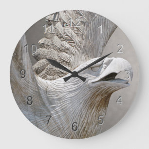Reloj Redondo Grande Eagle calvo