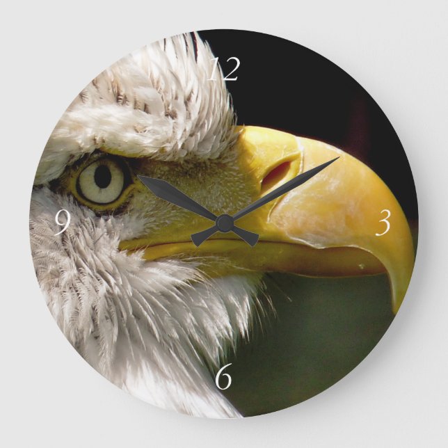 RELOJ REDONDO GRANDE EAGLE CALVO (Anverso)