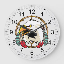 Reloj Redondo Grande Eagle Dreamcatcher