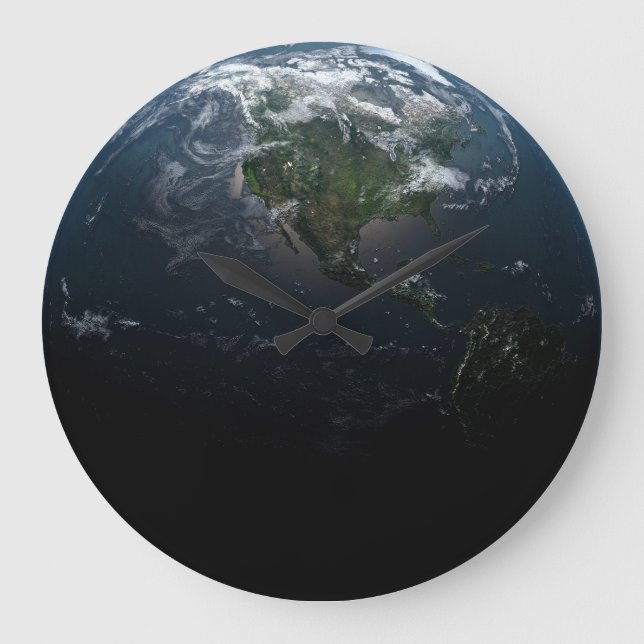 Reloj Redondo Grande Earth (Anverso)