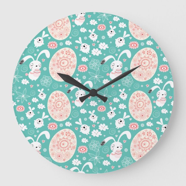 Reloj Redondo Grande Easter Parade Wall Clock (Anverso)