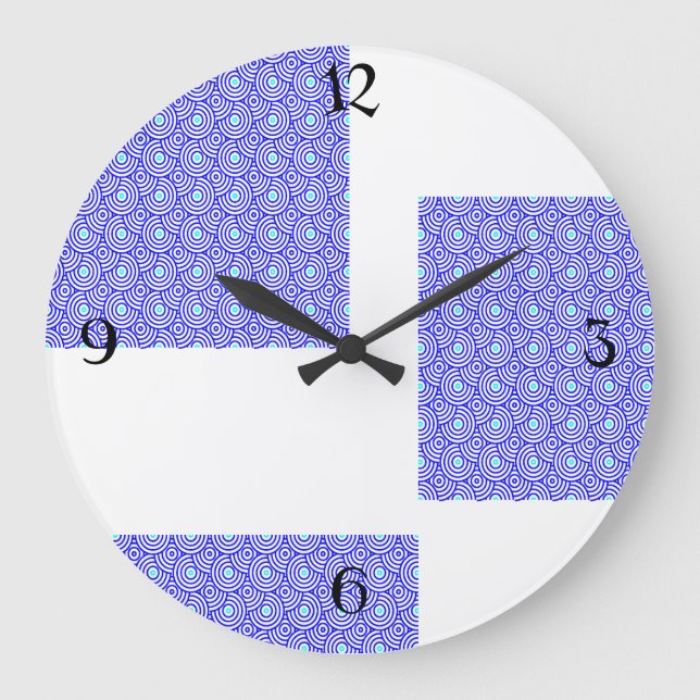 Reloj Redondo Grande Echo Waves (Anverso)