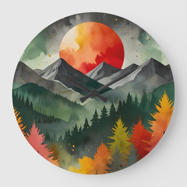 Reloj Redondo Grande Eclipse Over the Wild (Anverso)