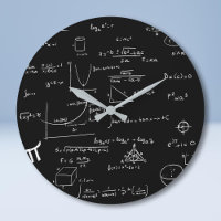 Ecuaciones matemáticas escritas a mano en la escue