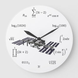 Reloj Redondo Grande Ecuaciones y nociones matemáticas