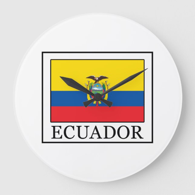 Reloj Redondo Grande Ecuador (Anverso)