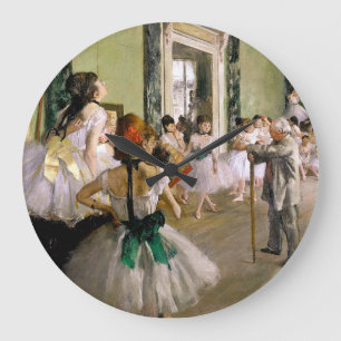 Reloj Redondo Grande Edgar Degas La Clase De Baile