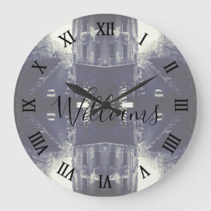 Reloj Redondo Grande Edificio de coches vintage Argelia Argel