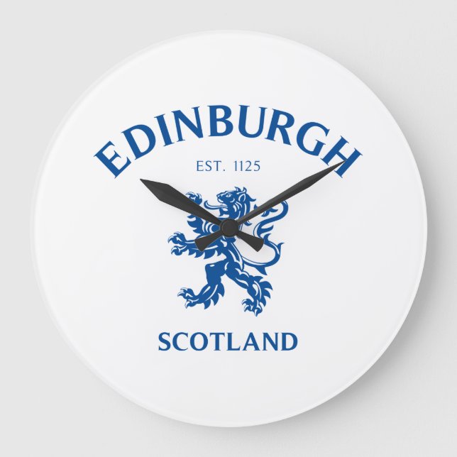 Reloj Redondo Grande EDINBURGH Scotland (Anverso)