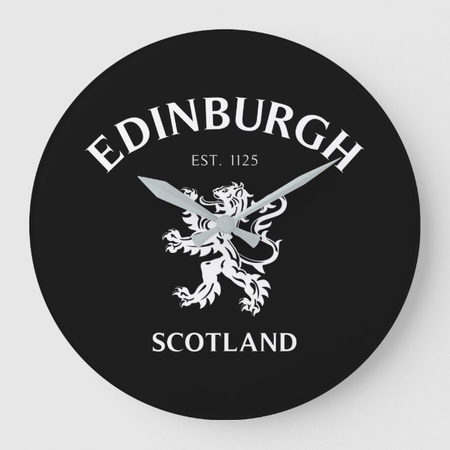 Reloj Redondo Grande EDINBURGH Scotland (Anverso)