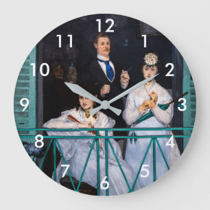 Reloj Redondo Grande Edouard Manet - El Balcón / Le Balcon