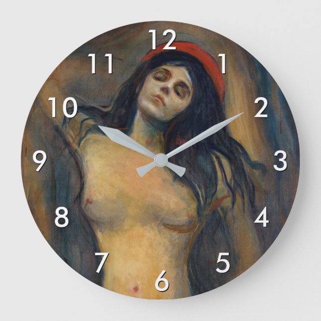 Reloj Redondo Grande Edvard Munch - Madonna (Anverso)