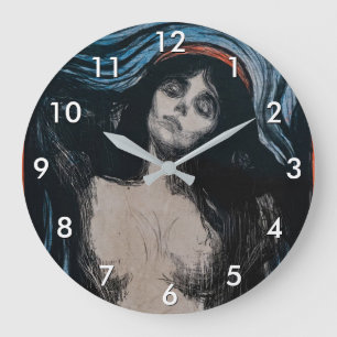 Reloj Redondo Grande Edvard Munch - Madonna Litografía