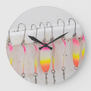Reloj Redondo Grande EE. UU., Alaska, Hoonah. Pesca comercial de salmón