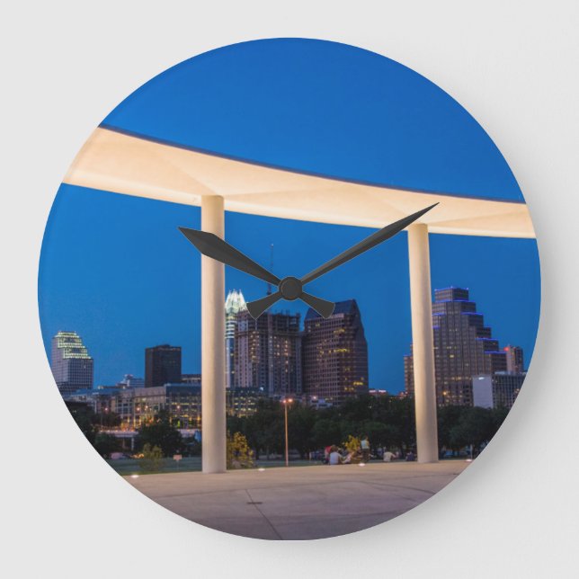 Reloj Redondo Grande EE.UU., Austin, Texas, EE.UU., Texas, Austin (Anverso)
