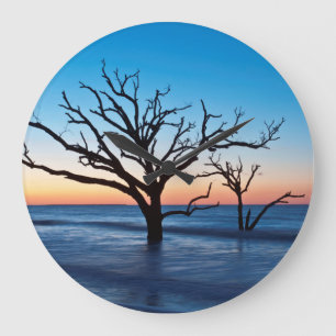 Reloj Redondo Grande EE. UU., Carolina del Sur, Isla Edisto, Bahía Bota