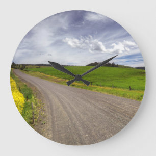 Reloj Redondo Grande EE.UU., Idaho, condado de Idaho, Canola Field