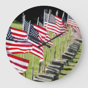 Reloj Redondo Grande EE. UU., Nueva Inglaterra, Rhode Island, Bristol