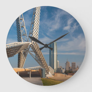 Reloj Redondo Grande EE.UU., Oklahoma, Oklahoma City, Skydance