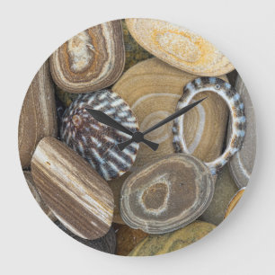 Reloj Redondo Grande EE.UU., Washington, Seabeck. Cerca De La Playa