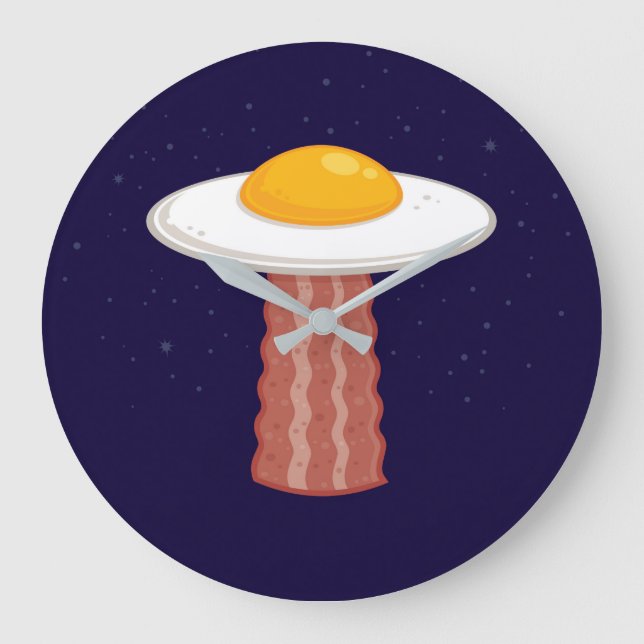 Reloj Redondo Grande Eggstraterrestrial (Anverso)