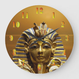 Reloj Redondo Grande Egipto King Tut