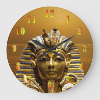 Reloj Redondo Grande Egipto King Tut