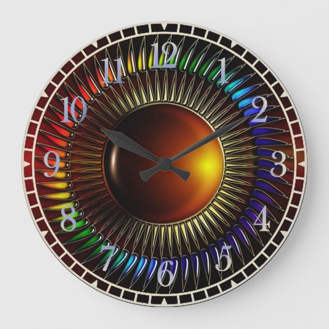 Reloj Redondo Grande Egyptian (Anverso)