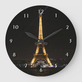 Reloj Redondo Grande Eiffel Tower Paris France