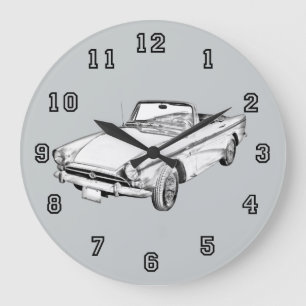 Reloj Redondo Grande Ejemplo alpino del coche de 5 deportes de los