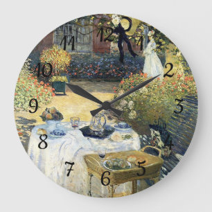 Reloj Redondo Grande El almuerzo Claude Monet