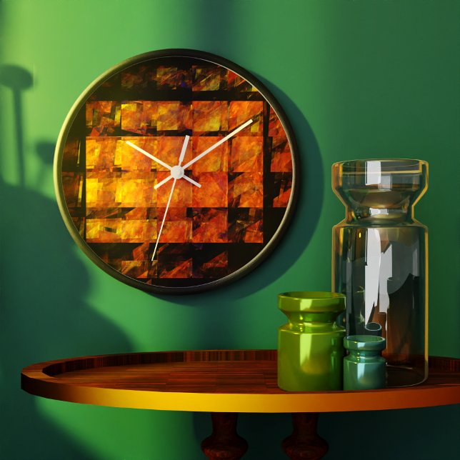 Reloj Redondo Grande El arte abstracto de la pared (The Wall Abstract Art Round Wall Clock)