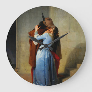 Reloj Redondo Grande El beso Francesco Hayez
