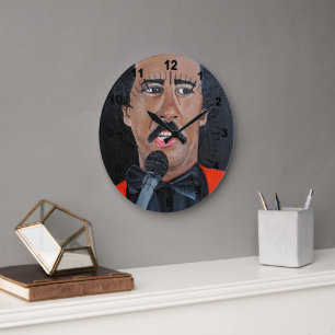 Reloj Redondo Grande El Comediante Pintura de Alfred Fox