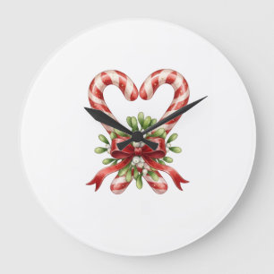 Reloj Redondo Grande El Corazón de Caramelo