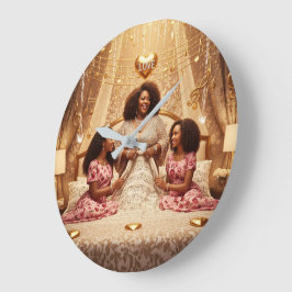 Reloj Redondo Grande El cuidado de la madre C