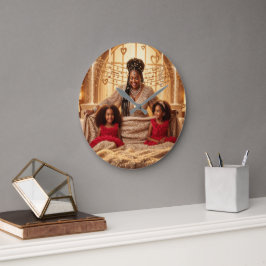 Reloj Redondo Grande El cuidado de la madre F