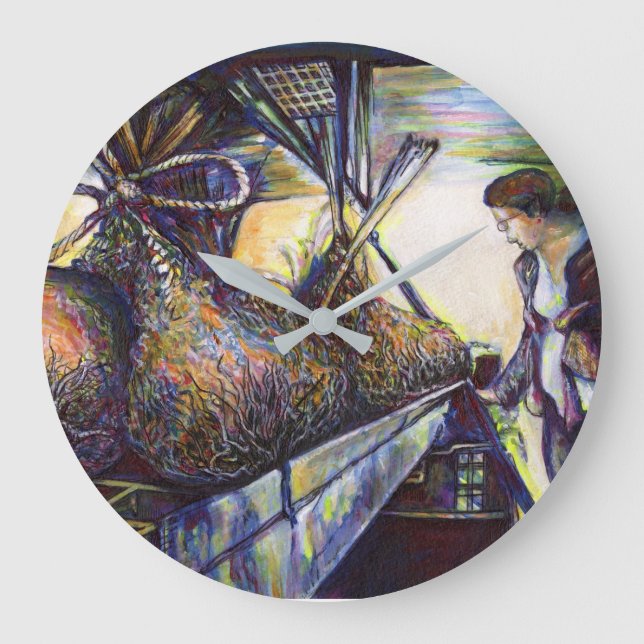 Reloj Redondo Grande El devastador destino de la vida (Anverso)