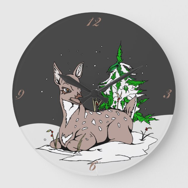 Reloj Redondo Grande El Doe - (Anverso)