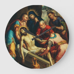 Reloj Redondo Grande El entierro de Cristo Juan Rodríguez Juarez