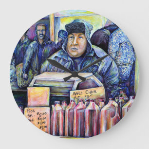 Reloj Redondo Grande Él Escuchó, Lo Que Vi