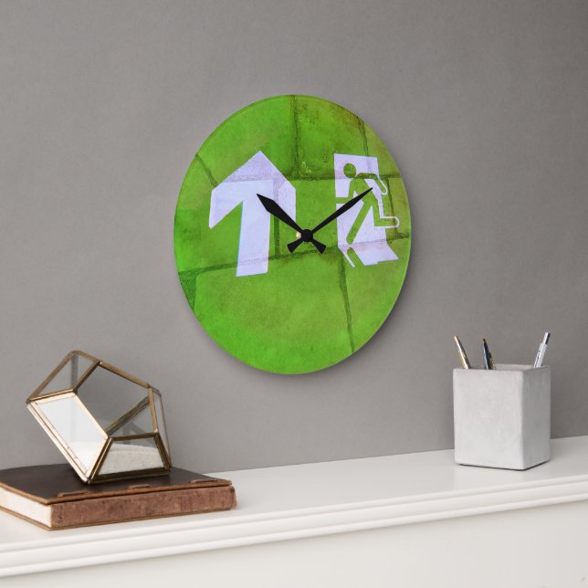 Reloj Redondo Grande El Floor conduce el Camino. (Oficina)