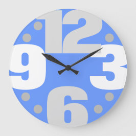 Reloj Redondo Grande El gran momento - azul