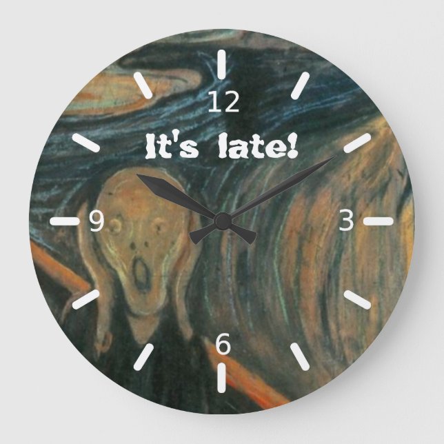 Reloj Redondo Grande El Grito (Anverso)