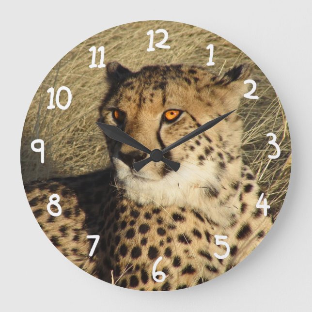 Reloj Redondo Grande El guepardo (Anverso)