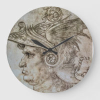 El guerrero con cascos de Leonardo