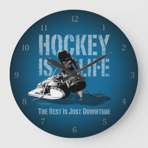 Reloj Redondo Grande El hockey es vida