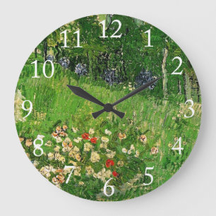 Reloj Redondo Grande El Jardín de Daubigny, Vincent Van Gogh. Vintage