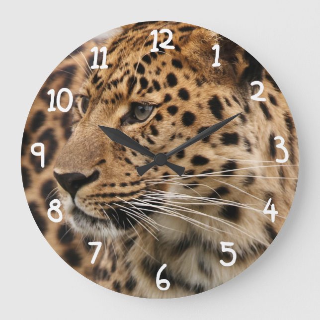 Reloj Redondo Grande El leopardo (Anverso)