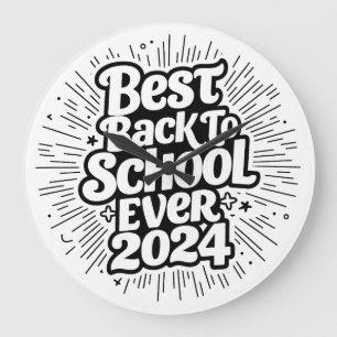 Reloj Redondo Grande El Mejor Diseño De Vuelta A La Escuela En 2024